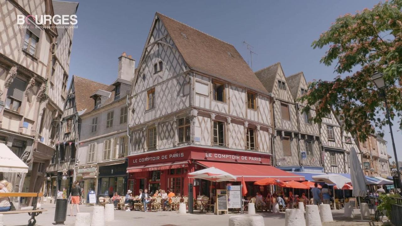L'Annexe D'Auron, Charmant F2 Au Coeur De Bourges Exterior photo
